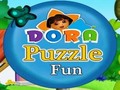 Dora divertido puzzle para xogar en liña