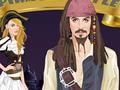 Piratas do Caribe: levar posto que como o capitán Jack Sparrow e Elizabeth para xogar en liña